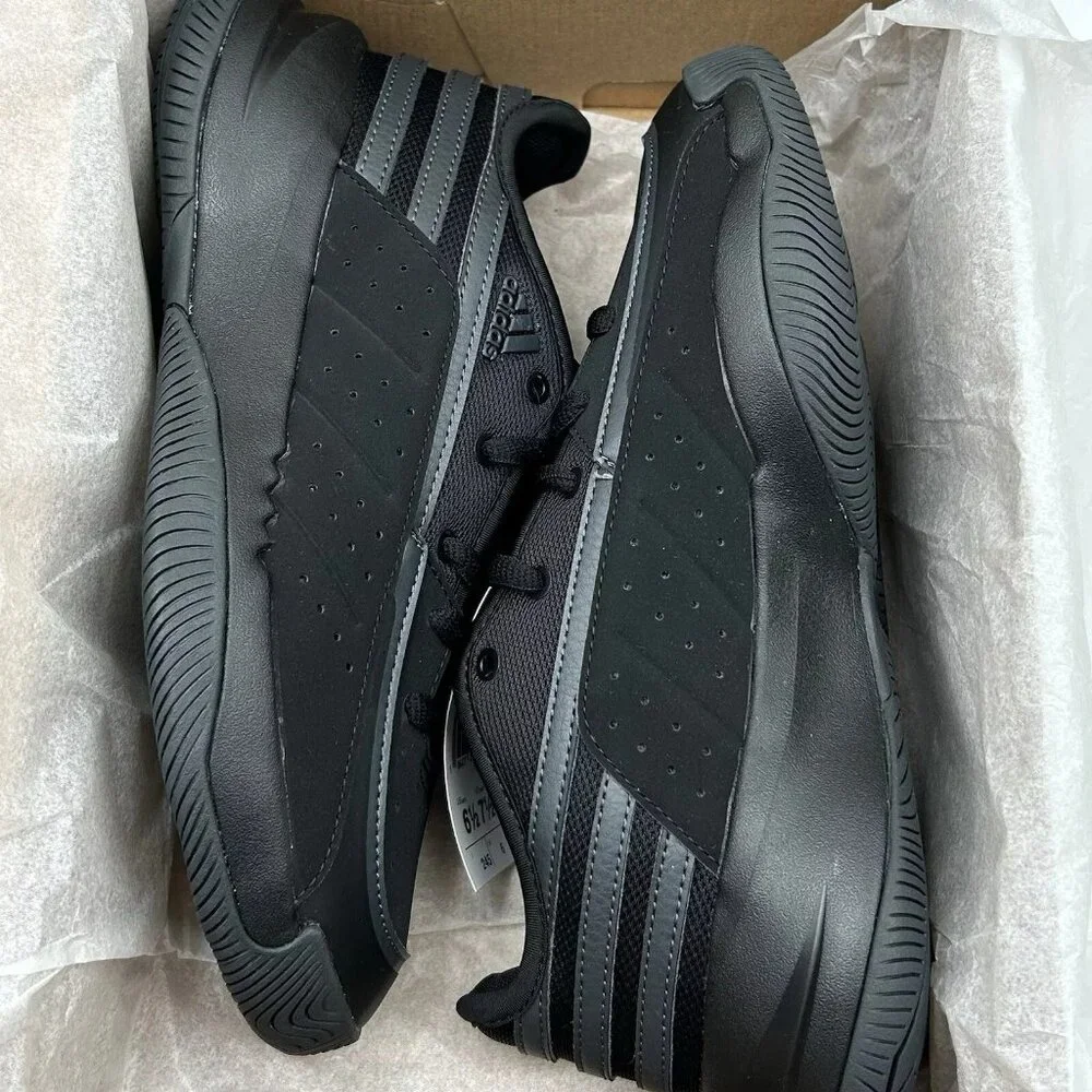 Adidas Front Court Low‎ Top Basketball Sneakers Size Men's 6.5/Women's 7.5 Black